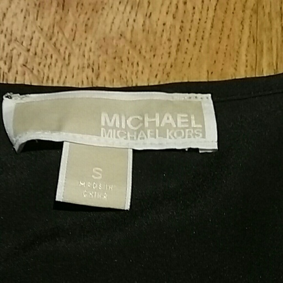 Michael Kors Tops - NWOT Hot, chic faux zippered slightly sheer